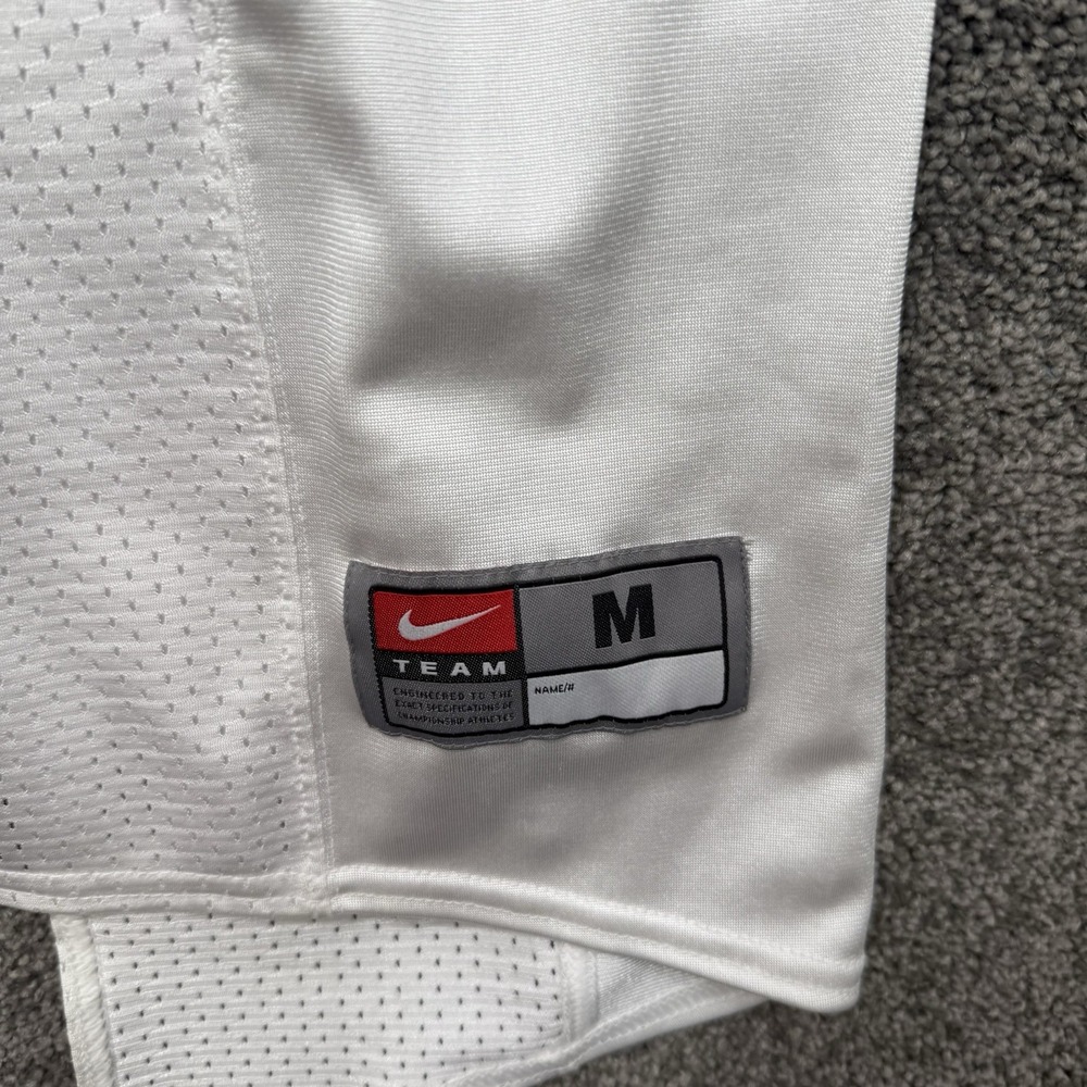 Nike Pro Combat Speed Football Jersey Mens M With Tags #473569 White Red - Picture 2 of 12